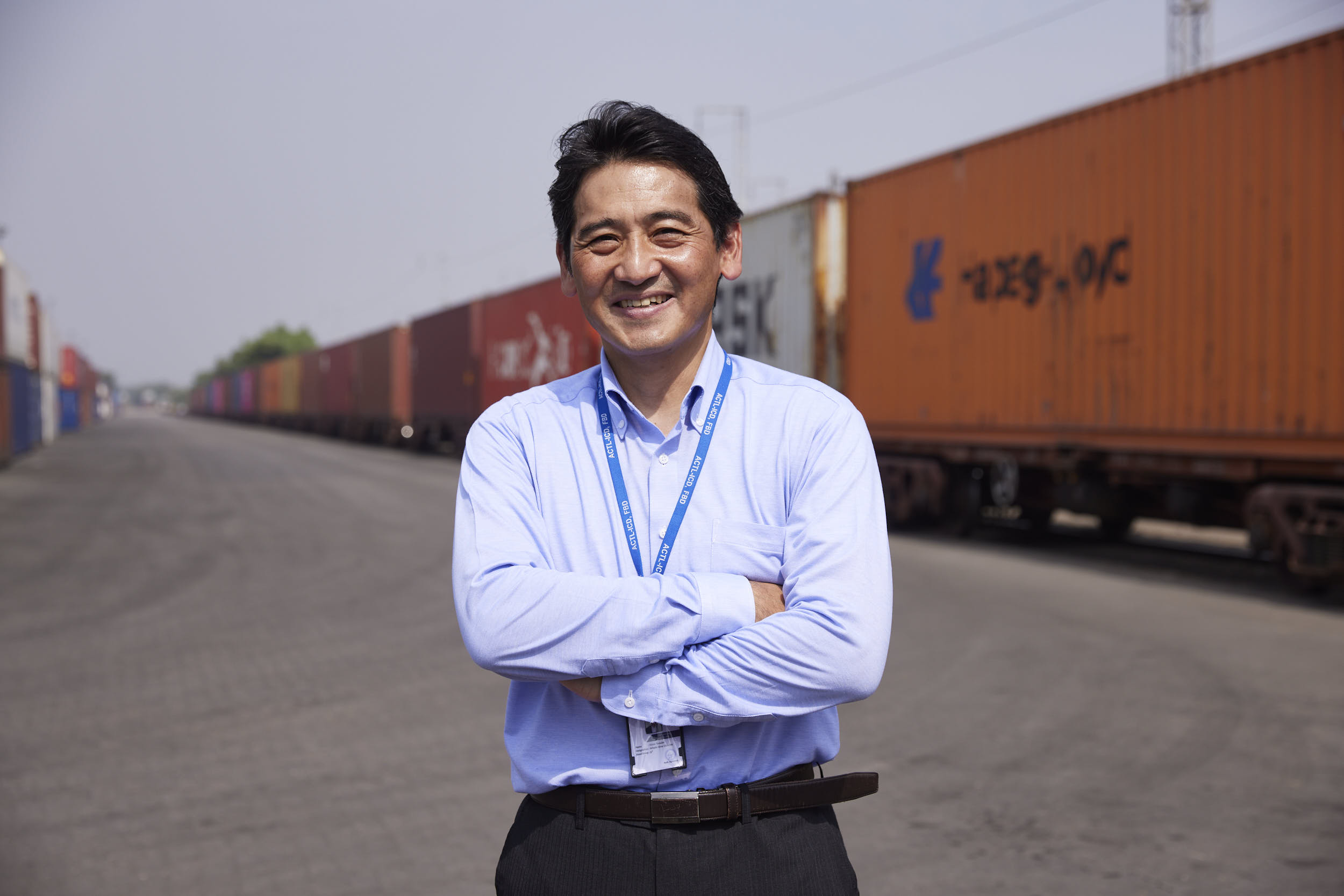 鉄道貨物輸送事業を行うJoshi Konoike Transport & Infrastructure Pvt. Ltd.を設立当初から牽引してきた、田邊Director（副代表）