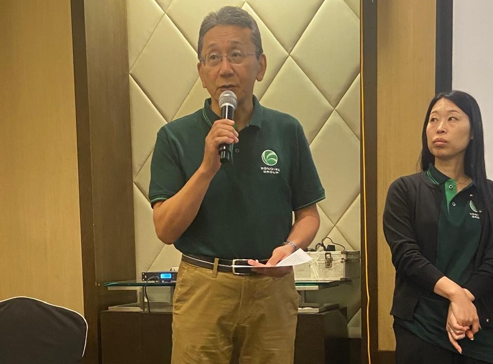 鴻池運輸 蓮実インド統括による研修の講評