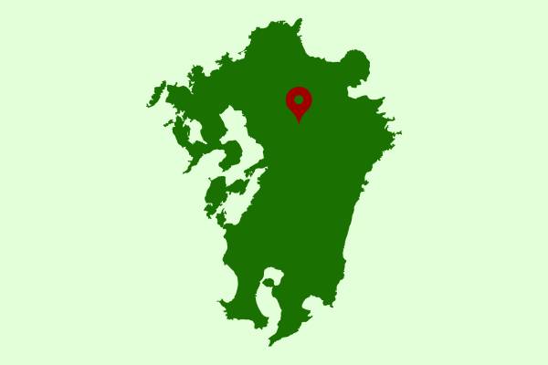 九州の地図